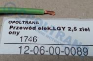 12-06-00-0089 - Przewód elektryczny LGY 2,5 zielony