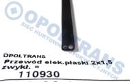 12-06-00-0001 - Przewód elektryczny płaski 2x1,5 zwykły