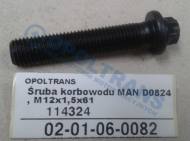 02-01-06-0082 - Śruba korbowodu MAN D0824, M12x1,5x61