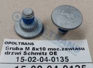 15-02-04-0135 - Śruba M 8x10 moc.zawiasu drzwi Schmitz OE