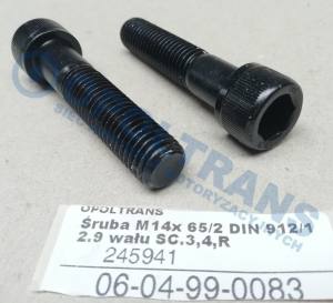 06-04-99-0083 - Śruba M14x 65/2 DIN 912/12.9 wału SCANIA 3,4,R