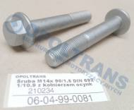 06-04-99-0081 - Śruba M14x 90/1.5 DIN 6921/10.9 z kołnierzem ocynk