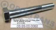 08-99-00-0062 - Śruba M16x120/1,5 DIN 960/10.9 SW24 ocynk