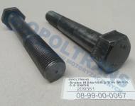 08-99-00-0067 - Śruba M24x160/2 DIN 960/10.9 SW36 czarna