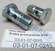 03-01-07-0245 - Śruba przel.paliwa G3/8"