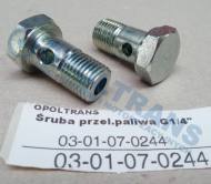 03-01-07-0244 - Śruba przelewu paliwa G1/4"