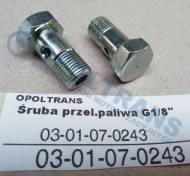 03-01-07-0243 - Śruba przelewu paliwa G1/8"