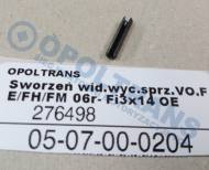 05-07-00-0204 - Sworzeń widełek wyciskowych sprzęgła VOLVO FE/FH/FM 06r- Fi3x14 OE