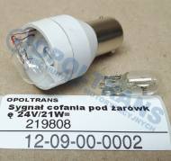12-09-00-0002 - Sygnał cofania pod żarówkę 24V/21W=