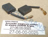 27-06-00-0025 - Szczotki węglowe szlifierki elektrycznej 2200W Arges