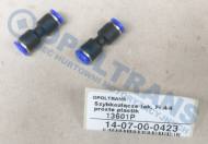 14-07-00-0423 - Szybkozłącze tekalanu Fi 4/4 proste plastik