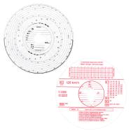 12-08-02-0003 - Tarczki tach.125km/h Kienzle-VDO 100szt - tarcz.=