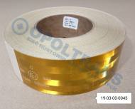 19-03-00-0043 - Taśma odblaskowa żółta szerokość 55mm 3M 943 cienka