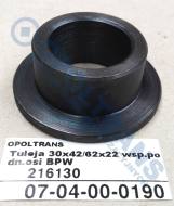 07-04-00-0190 - Tuleja 30x42/62x22mm wspornika osi podnoszonej BPW