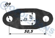 02-07-01-0367 - Uszczelka turbosprężarki zlewu oleju 21x18