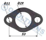 02-07-01-0352 - Uszczelka turbosprężarki zlewu oleju Fi29