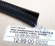 12-99-00-0032 - Wąż karbowany Fi11,4x15 do inst.elektr.cięty wzdłu