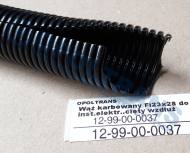 12-99-00-0037 - Wąż karbowany Fi23x28 do inst.elektr..cięty wzdłuż