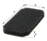 01-04-00-0768 - Wkład filtra kabiny DAF LF45/55,Renault (RVI) AE Magnum,Kerrax,Premium  Mfilter