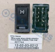 12-02-03-0212 - Włącznik klawiszowy blokady międzymostowej MAN F2000,TGA 04r-