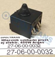 27-06-00-0032 - Wlącznik szlifierki prostej elektryczna 450W Arges
