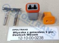 12-10-00-0238 - Wtyczka 2 pin Deutsch