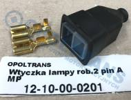 12-10-00-0201 - Wtyczka 2 pin Faston