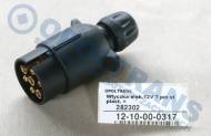 12-10-00-0317 - Wtyczka elektryczne 12V 7 pin st plast. =