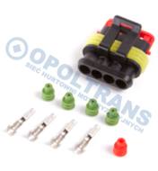 12-10-00-0041 - Wtyczka reflektora IVECO Stralis Trakker 02-13r- 4 pin