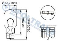 13-06-01-0072 - Żarówka 12V/16W całoszklana Bosch PureLight