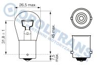 13-06-01-0370 - Żarówka 12V/21W Bosch PureLight