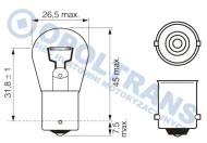 13-06-01-0296 - Żarówka 24V/21W kier.stop Bosch TruckLight