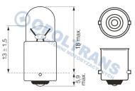 13-06-01-0392 - Żarówka 24V/2W kontrolna,poz.Bosch TruckLight