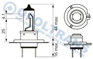 13-06-01-0307 - Żarówka 24V/H7 70W Bosch TruckLight