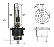13-06-03-0105 - Żarówka xenonowa D2R 35W 1szt HID