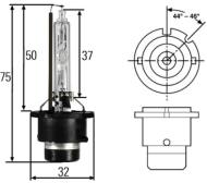 13-06-03-0059 - Żarówka xenonowa D2S 35W Hella