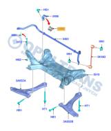 08-06-00-0683 - Zawieszenie Ford Transit 14r- przód- rys.pogląd.