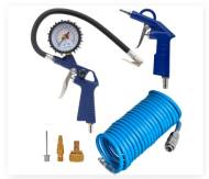 22-01-00-0030 - Zestaw pneumatyczny 2 pistolety +wąż 5 metrów +3 końcówki do pompowania