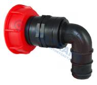 18-03-00-0061 - Złączka zbiornika 1000L 2" gwint Fi32 plastikowa