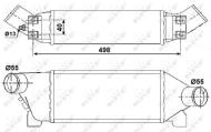 04-06-00-0066 - Chłodnica powietrza Ford Transit 2.0TDCi 00-06r NRF