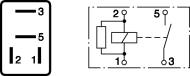 12-03-03-0104 - Przekaźnik mikro 20/10A,12V 4 pin z rezyst.Bosch