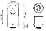 13-06-01-0469 - Żarówka 24V/R5W BA15S Bosch TruckLight MAXLIFE