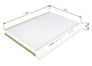 01-04-00-0228 - Wkład filtra kabiny Mercedes (MB) Vaneo 02-05r Bosch