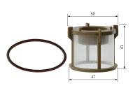 01-02-00-1340 - Wkład filtra paliwa odstojnika Renault (RVI)  Premium Kerrax ,MAN TGS-X Bosch