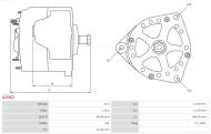 12-01-03-0113 - Alternator MAN TGA-L-M-S-X 02-16r- 110A AS