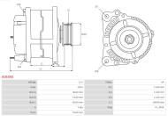 12-01-03-0915 - Alternator Fiat Ducato 04/12r,01/18r.150A AS-PL